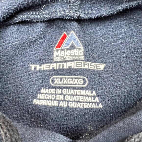 Houston Texans Hoodie Majestic Therma Base XL Navy Blue Polyester NFL Apparel - Picture 2 of 12